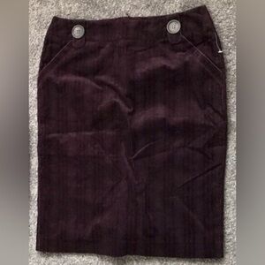 New purple corduroy skirt